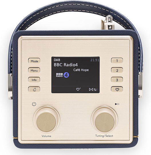 Roberts Revival Mini 2 Φορητό Ραδιόφωνο Ρεύματος / Μπαταρίας DAB+ με Bluetooth Midnight Blue