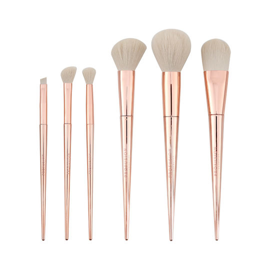 Profusion Cosmetics Set cu Pensule de Machiaj pentru Conturare din Păr Sintetic 6buc