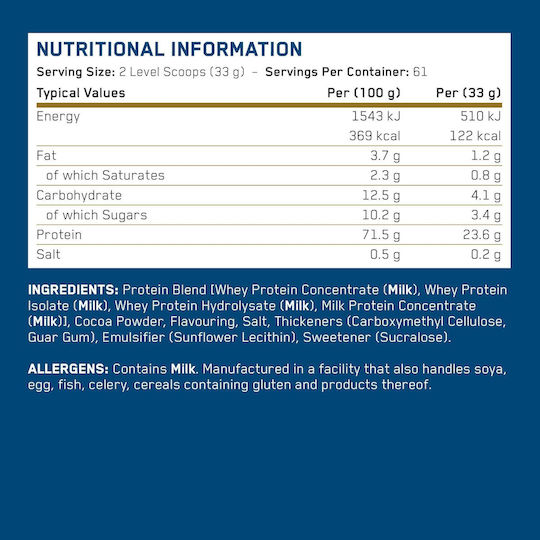 Applied Nutrition Critical Whey Protein Whey Gluten Free with Flavor Chocolate Milkshake 2kg