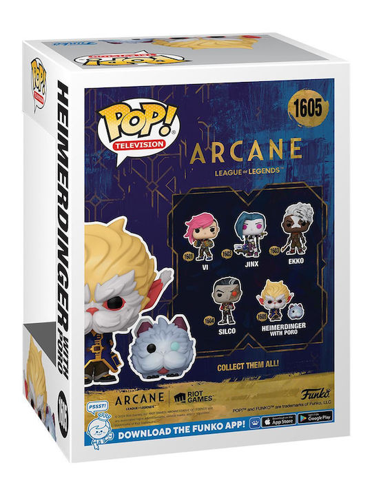 Funko Pop! Games: League of Legends - Heimerdinger with Poro 1605 Exclusive