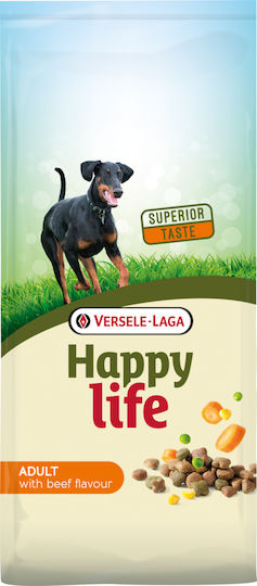 Versele Laga Happy Life Adult 3kg Ξηρά Τροφή για Ενήλικους Σκύλους με Μοσχάρι