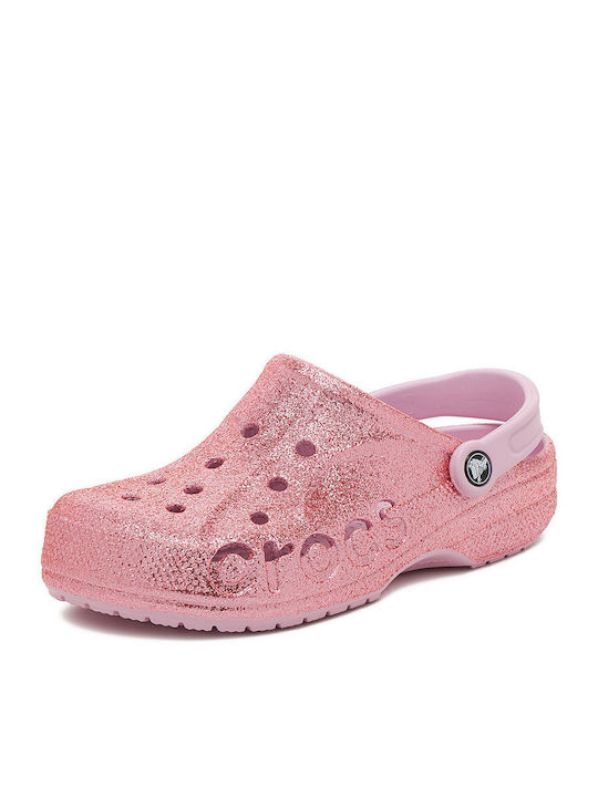 Crocs Baya Glitter Дамски Клоги Розови Crocs Baya Glitter Дамски Клоги Розови