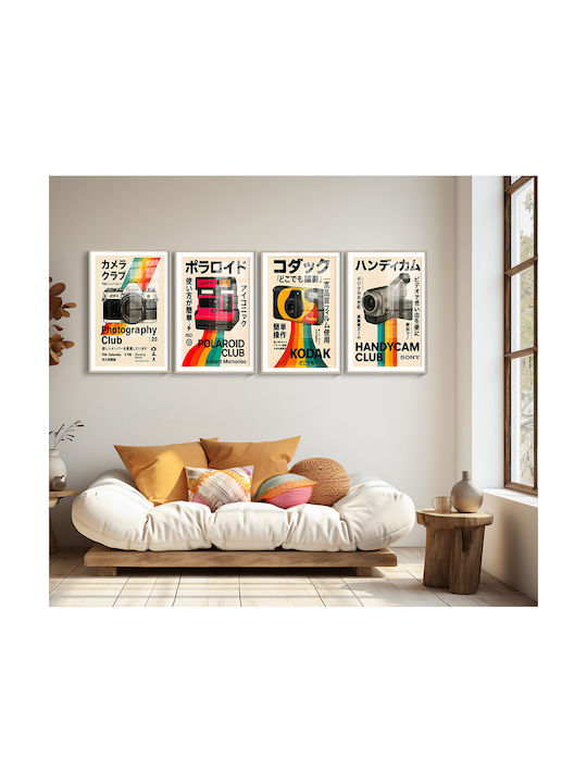 Poster Retro Polaroid Club Japanese Edition Gm2413 21cm X 30cm