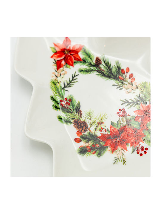 Weihnachtliches Tischgeschirr & Weihnachtlicher Schmuck Piatela Dendrakí Kókkino Alexandríno 20cm