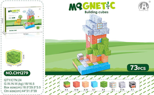 Bufnitel Jucărie Magnetică de Construcție pentru Copii de 3+ Ani