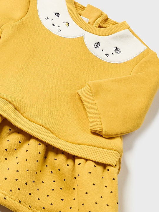 Children's Dress Long Sleeve Yellow