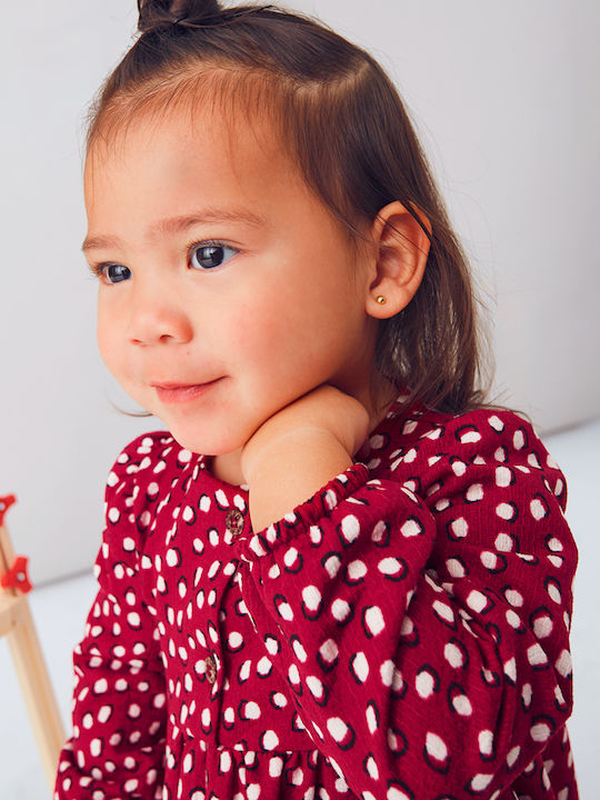 Kinderkleid Langärmelig Red