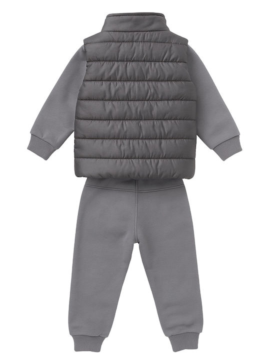 Παιδικό Σετ Φόρμας Grey 3τμχ