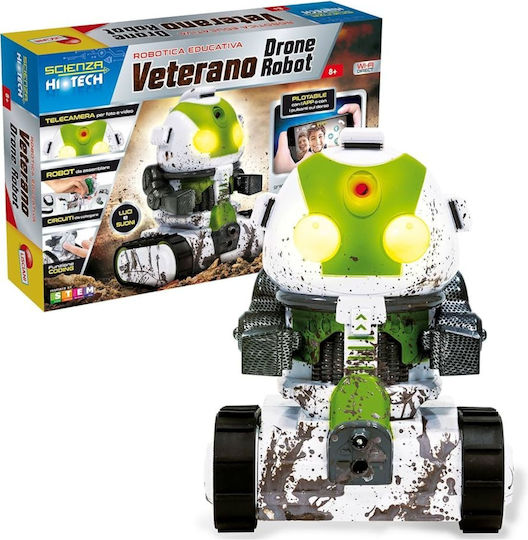 Lisciani Giochi Veterano Drone Robot Remote Controlled Robot with Camera