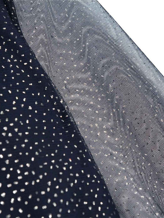 Kinderkleid Langärmelig Tüll Blau