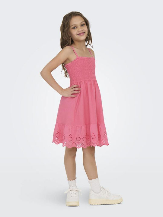 Children's Dress Sleeveless Pink