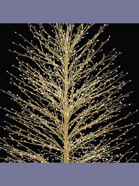 Christmas Tree 180cm with LED Lighting Gold