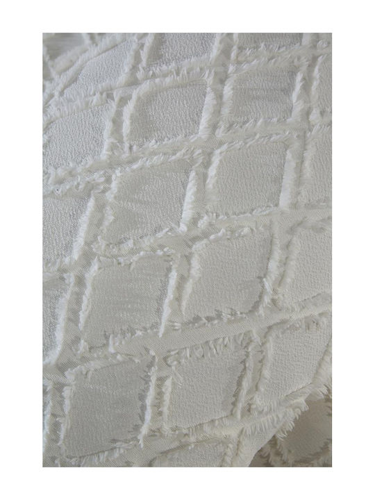 Σετ Κουβέρτας 3 Τεμαχίων Κρέμ 235x250cm