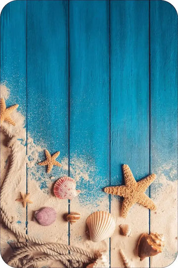 SteweHome Badematten Meeresdesign Seestern Muscheln 50x50cm SteweHome Badematten Meeresdesign Seestern Muscheln 50x50cm