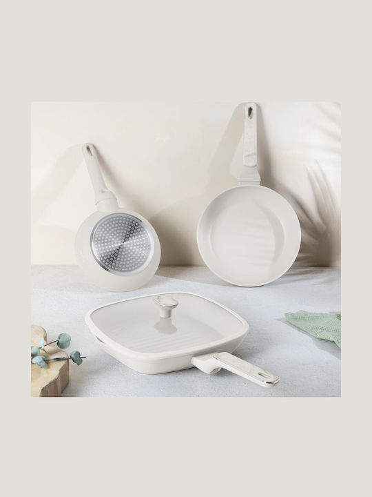 Berlinger Haus Sahara Marble Pfannen-Set aus Aluminium mit Antihaftbeschichtung 3-teilig