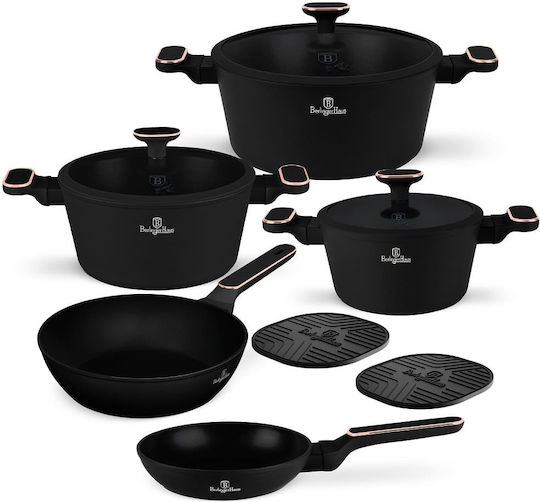 Berlinger Haus Black Rose Cookware Set 5 Pieces Berlinger Haus Black Rose Cookware Set 5 Pieces