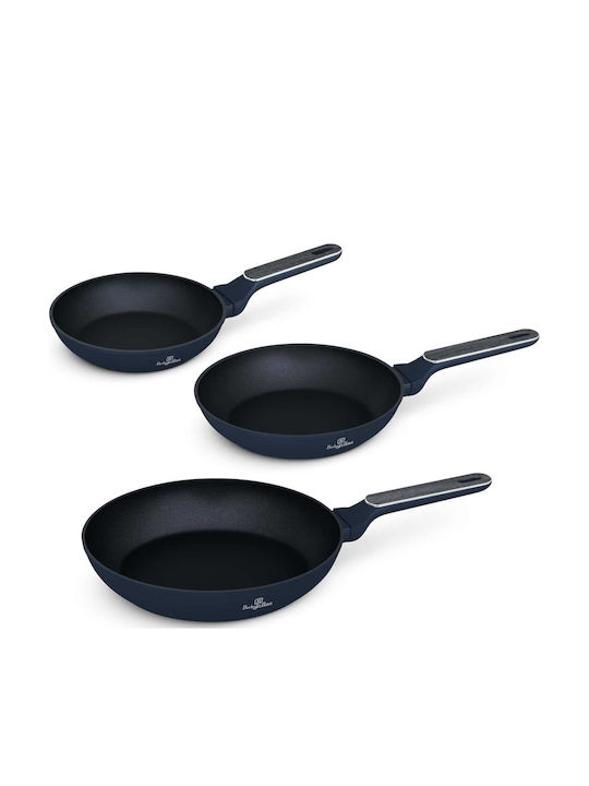 Berlinger Haus Deep Sea Set De Tigăi Din Aluminiu Cu Acoperire Interioară Antiaderent 3 Piese