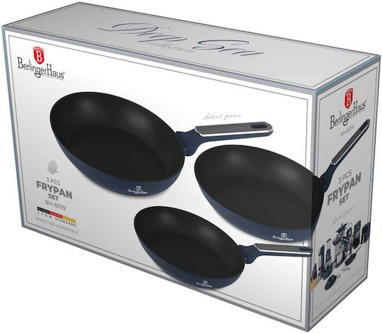 Berlinger Haus Deep Sea Aluminium Pfannen-Set mit Antihaftbeschichtung 3-teilig