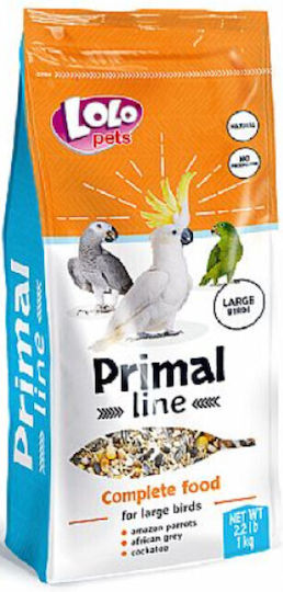 Lolo Pets Primal Line Futter für Große Papageien 1kg
