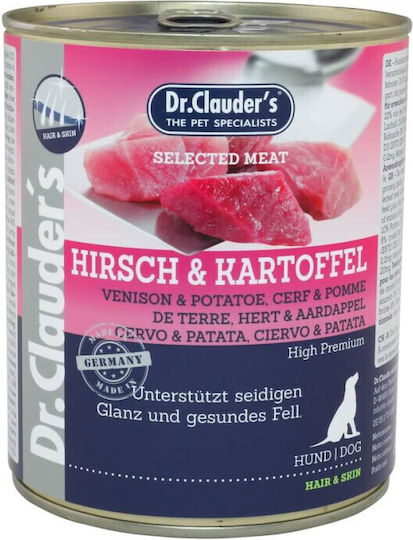Dr.Clauder's Dr Clauder’s Wet Food Dogs with Deer and Potatoes 800gr
