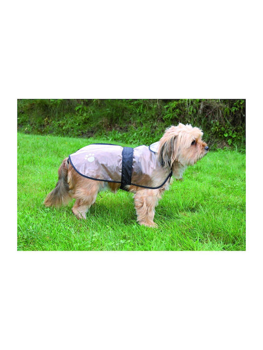 Trixie Tarbes Transparent Waterproof Dog Coat with 50cm Back Length 3005