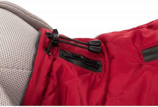 Trixie Minot Red Waterproof Dog Coat XSmall with 30cm Back Length