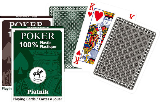 Piatnik Card Single Decks 'plastic Poker'