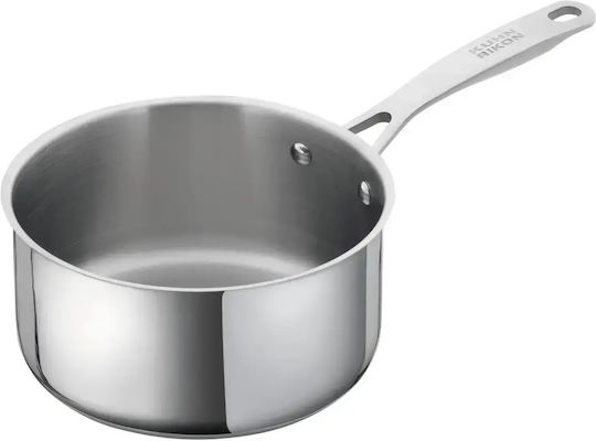Kuhn Rikon Allround Pots Set of Stainless Steel with No Coating 2pcs
