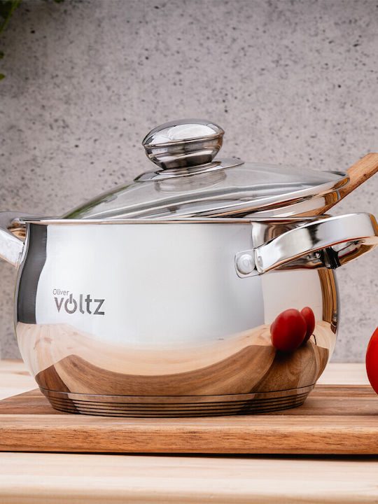 Voltz Σετ Κατσαρόλες από Ανοξείδωτο Ατσάλι 4τμχ
