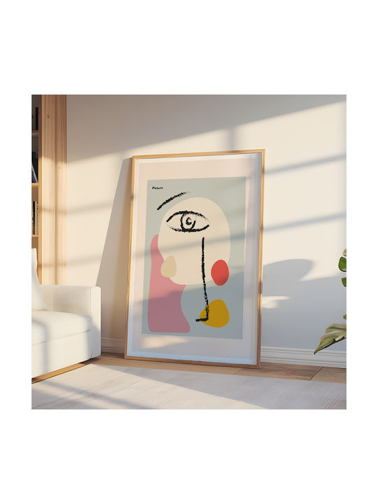 Poster Pablo Picasso Abstract Collage Art235 21cm X 30cm Λευκό Κάδρο Pvc