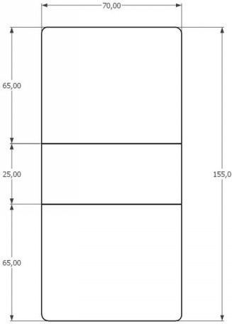 Extendable Kitchen Table with Wheels White 155x70x75 cm