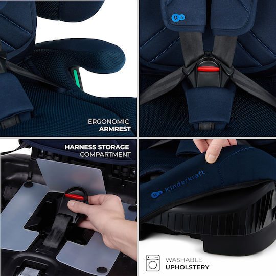Kinderkraft Fix2go Baby Car Seat i-Size with Isofix Navy