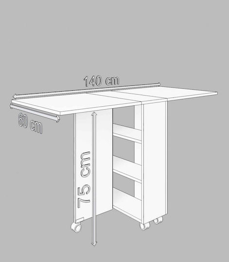 Трапезария 5бр Light Wood 60x140бр STE-000372-V561