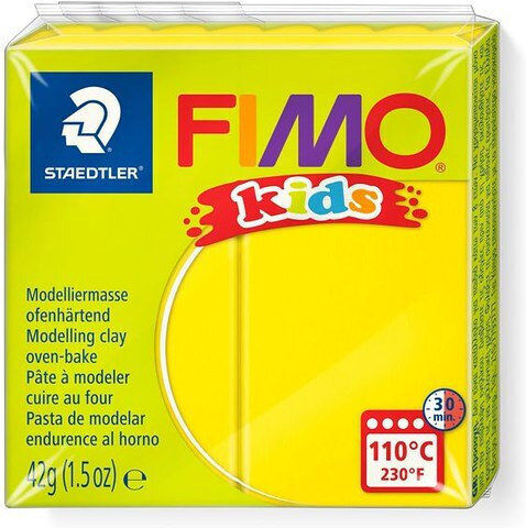 Staedtler Fimo Kids Yellow Πολυμερικός Πηλός 42gr