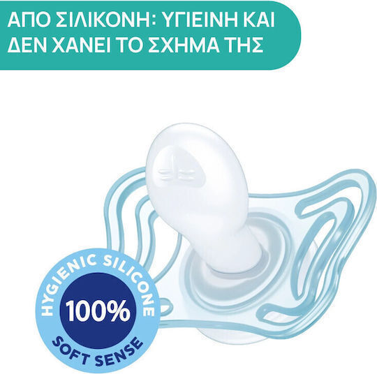 Chicco Physio Forma Light Orthodontic Pacifiers Silicone with Case Bird - Pink-Purple for 2-6 months 2pcs