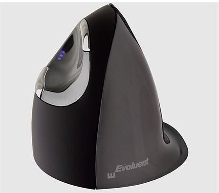 Evoluent Wired Ergonomic Vertical Mouse Gray