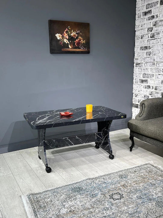 Τραπεζι Ρολα-μαρμαρο Μαυρο Σχεδιο-100x60x53cm