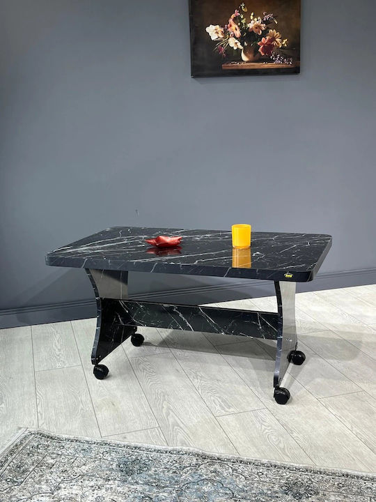 Τραπεζι Ρολα-μαρμαρο Μαυρο Σχεδιο-100x60x53cm