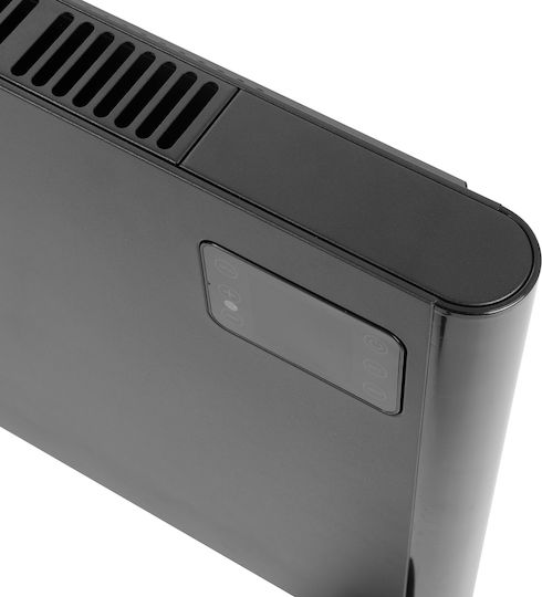 Eurom Convector de Pardoseală 2500W cu Termostat Electronic 102x45.8cm Negru