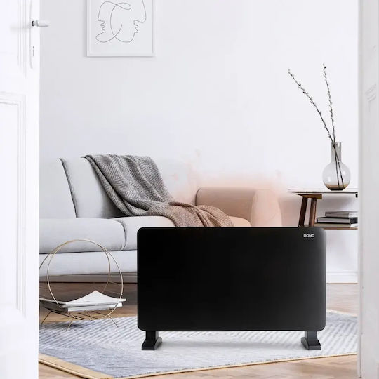 Domo Convectoare pardoseală 2000W cu Termostat Electronic 70x44.5cm Negru