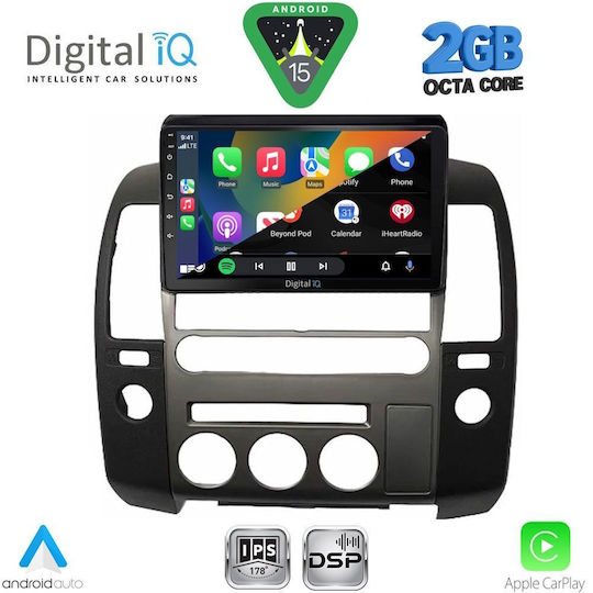 Digital IQ Ηχοσύστημα Αυτοκινήτου για Nissan Navara 2006-2011 (Bluetooth/USB/WiFi/GPS/Apple-Carplay/Android-Auto) με Οθόνη Αφής 9"