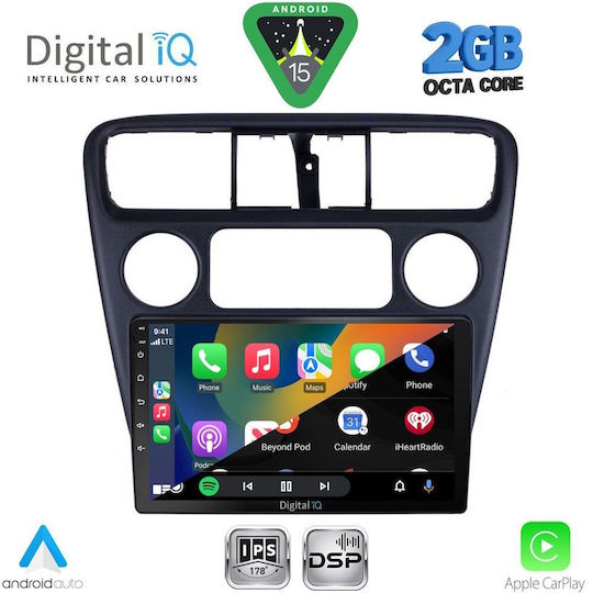 Digital IQ Ηχοσύστημα Αυτοκινήτου για Honda Accord 1998-2004 (Bluetooth/USB/WiFi/GPS/Apple-Carplay/Android-Auto) με Οθόνη Αφής 9"
