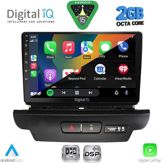 Digital IQ Ηχοσύστημα Αυτοκινήτου για Kia Ceed / XCeed 2018-2022 (Bluetooth/USB/WiFi/GPS/Apple-Carplay/Android-Auto) με Οθόνη Αφής 9"