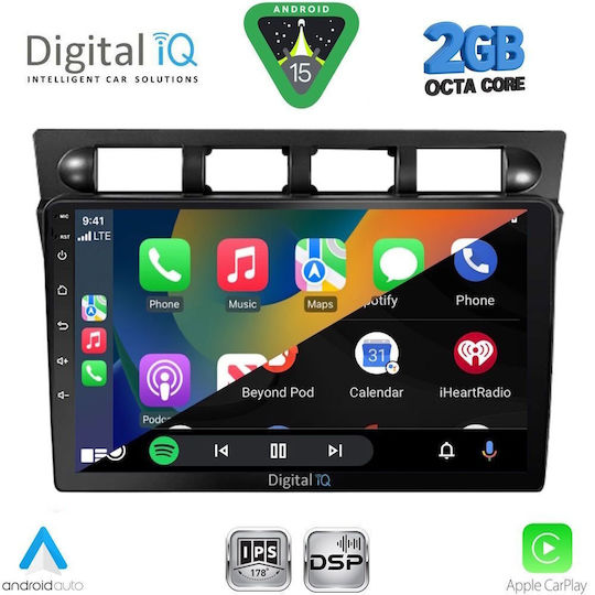 Digital IQ Car Audio System for Kia Picanto 2004-2008 (Bluetooth/USB/WiFi/GPS/Apple-Carplay/Android-Auto) with Touch Screen 9"