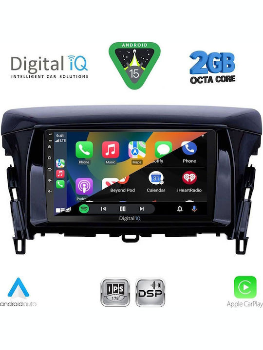 Digital IQ Car Audio System for Mitsubishi Eclipse Cross 2018 (Bluetooth/USB/WiFi/GPS/Apple-Carplay/Android-Auto) with Touch Screen 9"