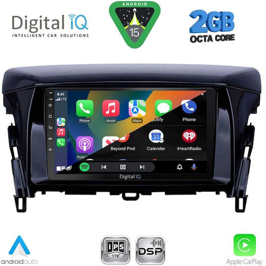 Digital IQ Car Audio System for Mitsubishi Eclipse Cross 2018 (Bluetooth/USB/WiFi/GPS/Apple-Carplay/Android-Auto) with Touch Screen 9"