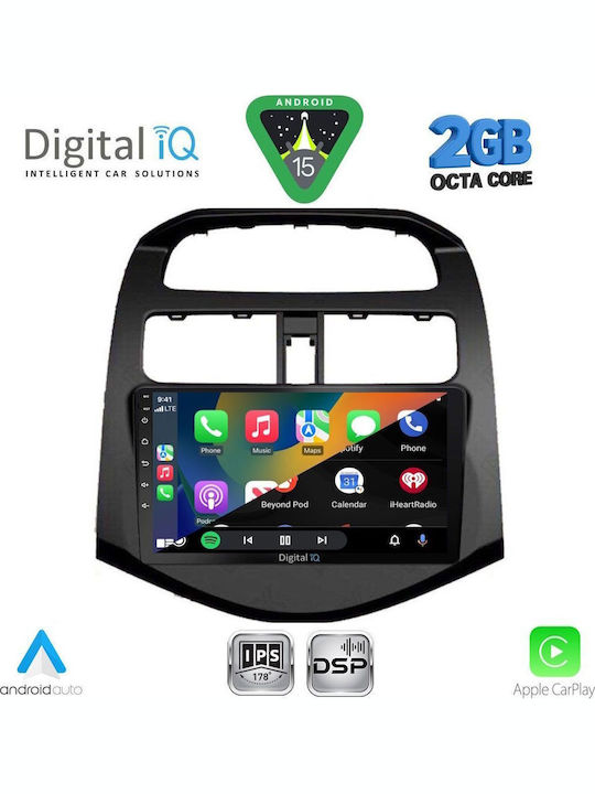 Digital IQ Auto-Audiosystem für Chevrolet Funke 2009-2015 (Bluetooth/USB/WiFi/GPS/Apple-Carplay/Android-Auto) mit Touchscreen 9"