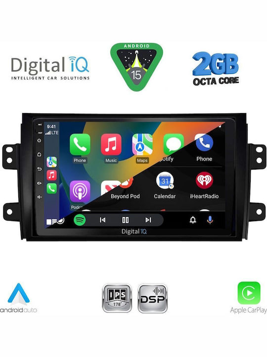 Digital IQ Автомобилна Аудио Система (Блутут/USB/WiFi/GPS/Apple-Carplay/Android-Auto) с Тъчскрийн 9"