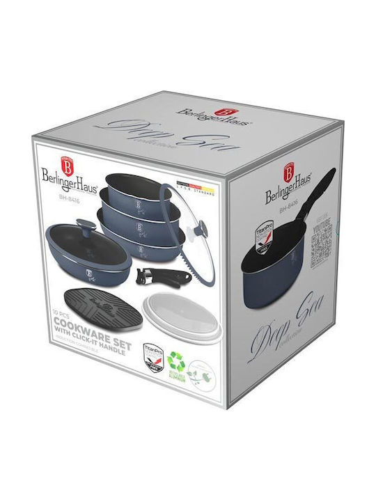 Berlinger Haus Cookware Set From Aluminum With Non-stick Coating 4pcs