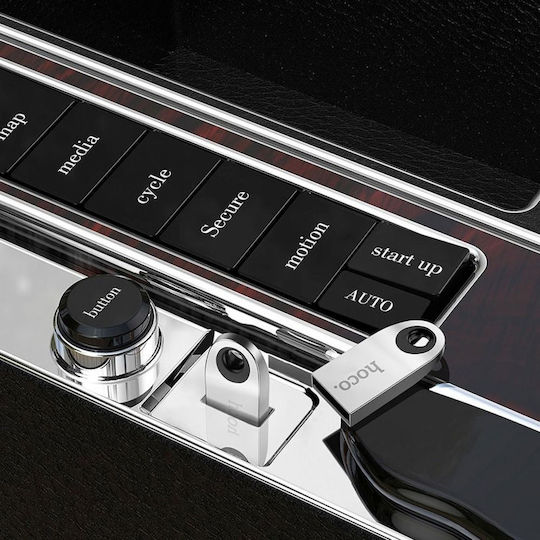 Hoco UD9 Insightful 8GB USB 2.0 Stick Ασημί